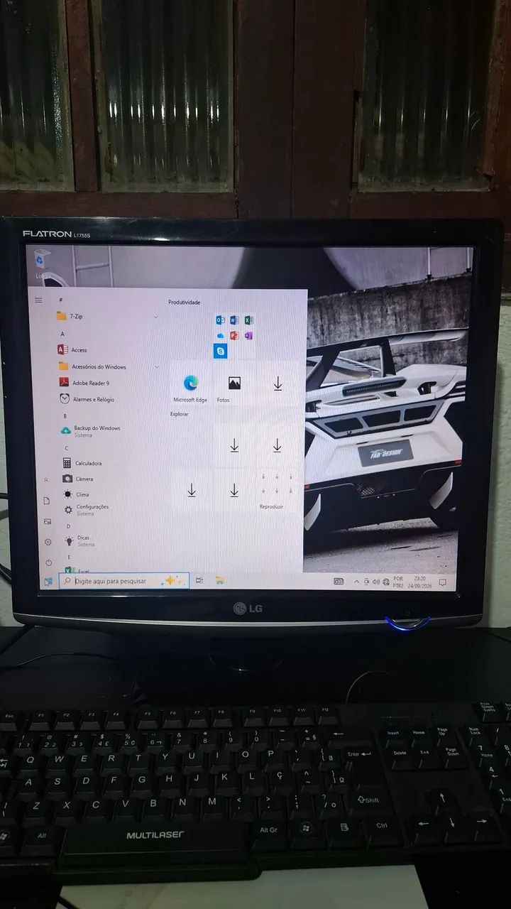 Monitor LG L1755S de 17 polegadas com entrada VGA - Foto 3
