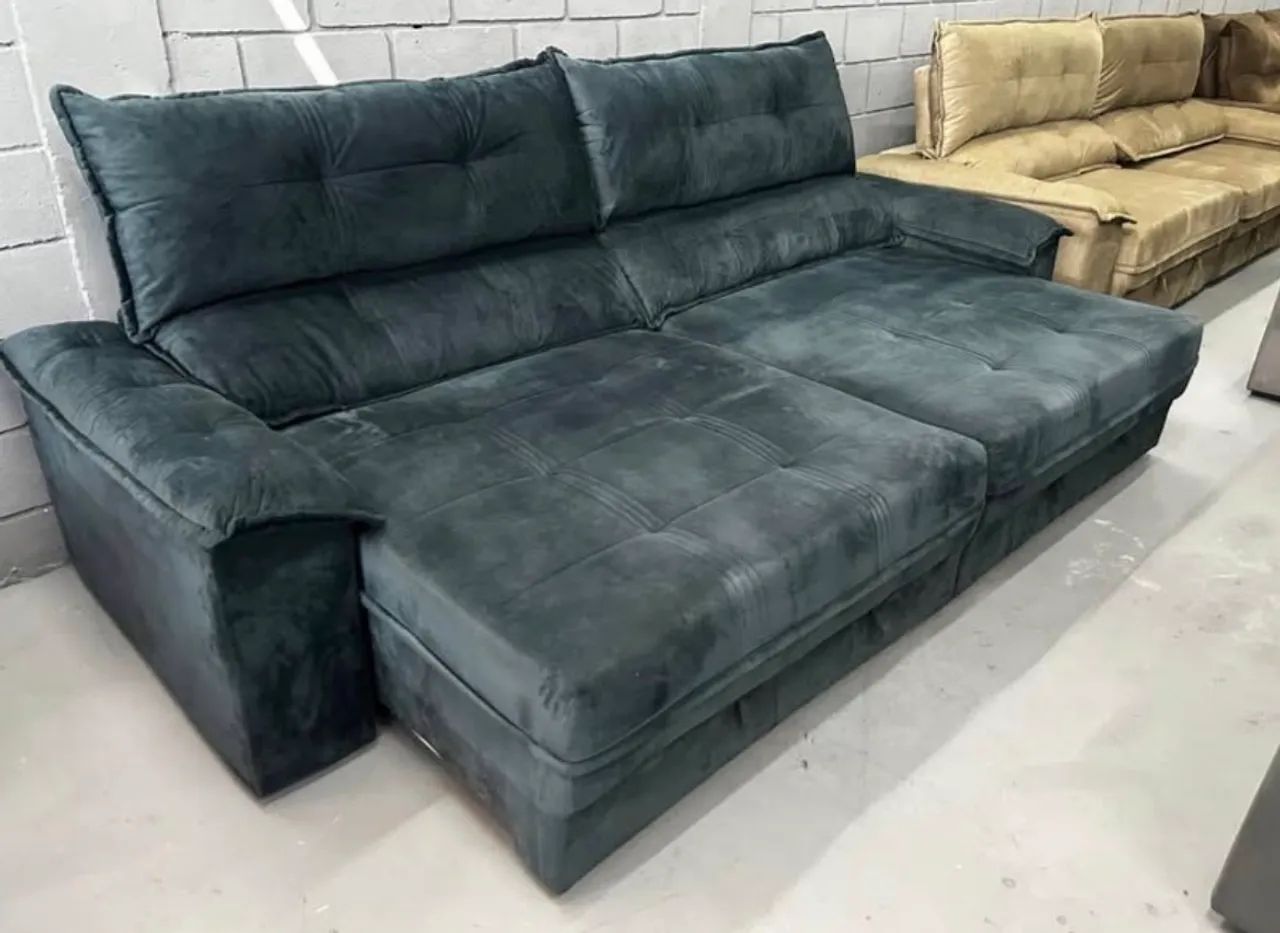 Sofá Retrátil e Reclinável 3.00m MOLAS ENSACADAS ( Direto da Fábrica ) - Foto 2
