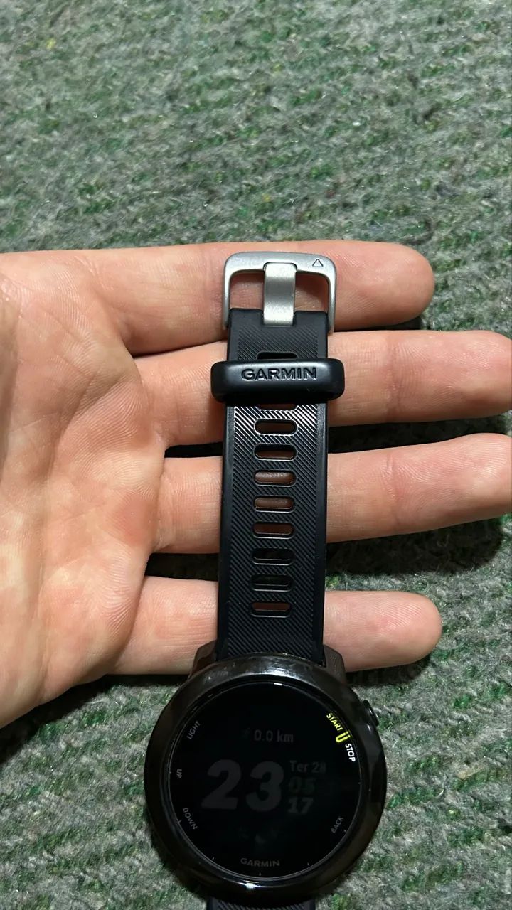 GARMIN FORERUNNER 55 PRETO - Foto 4