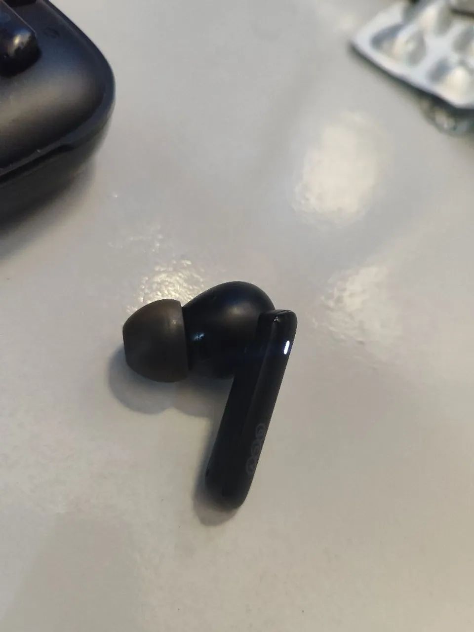 Fone QCY Bluetooth ht08 seminovo em perfeito estado - Foto 4