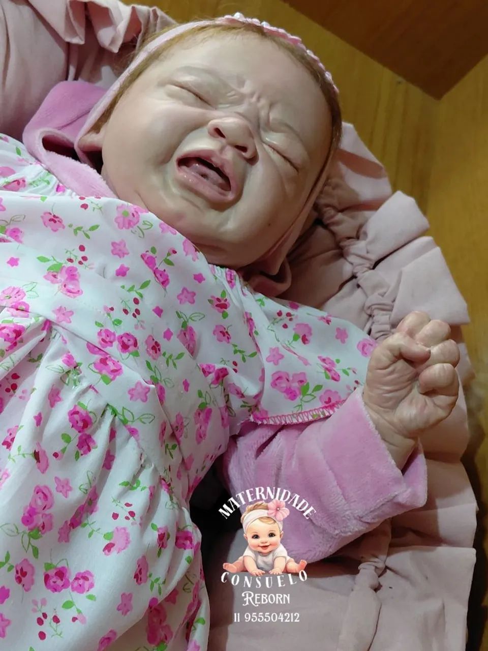 Bebê Reborn acompanha a caminha  - Foto 2