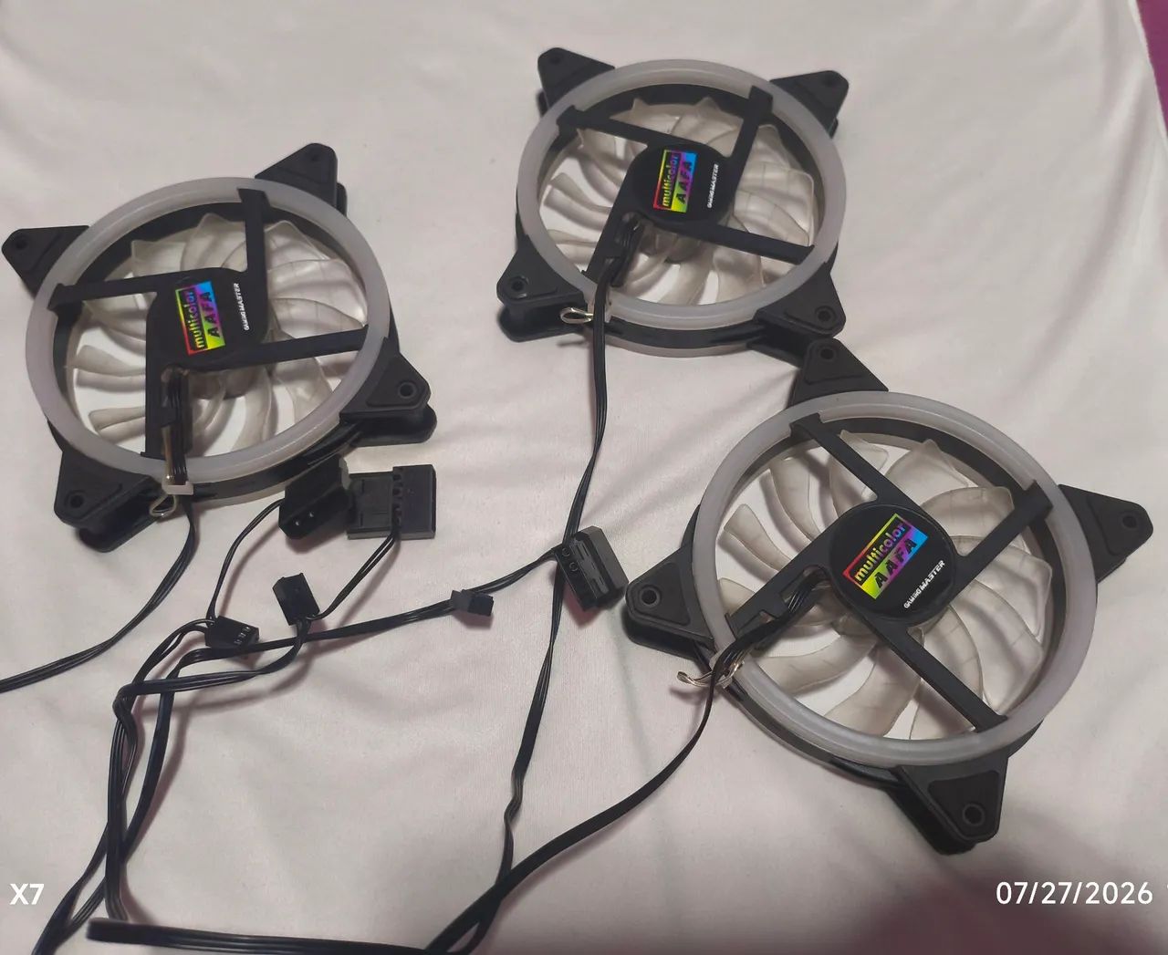 Kit 3 fans para gabinete  - Foto 4