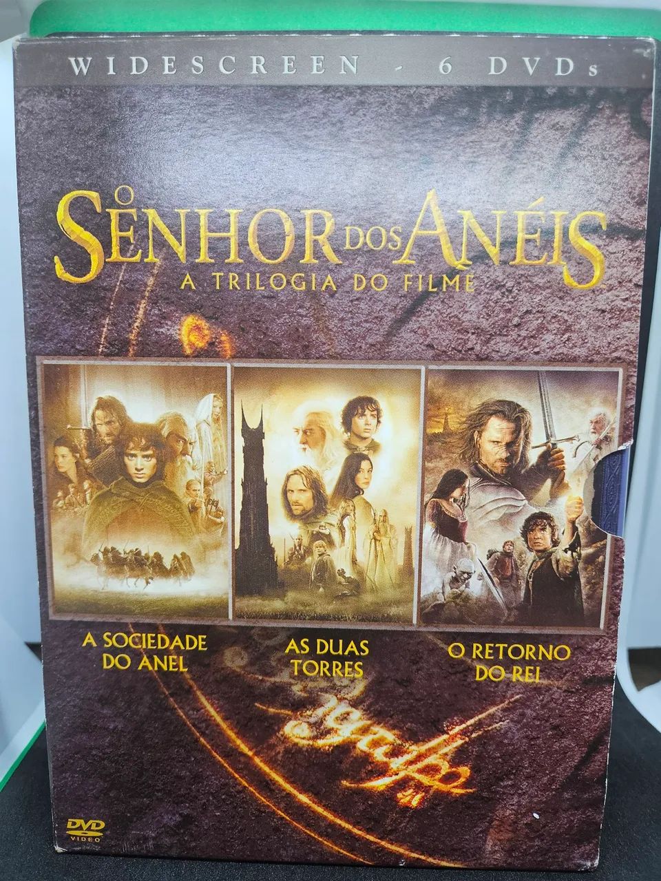 Box DVD Trilogia O Senhor dos Anéis 6 Discos