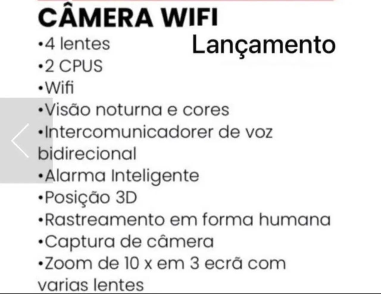 Câmera Wi-Fi  - Foto 5