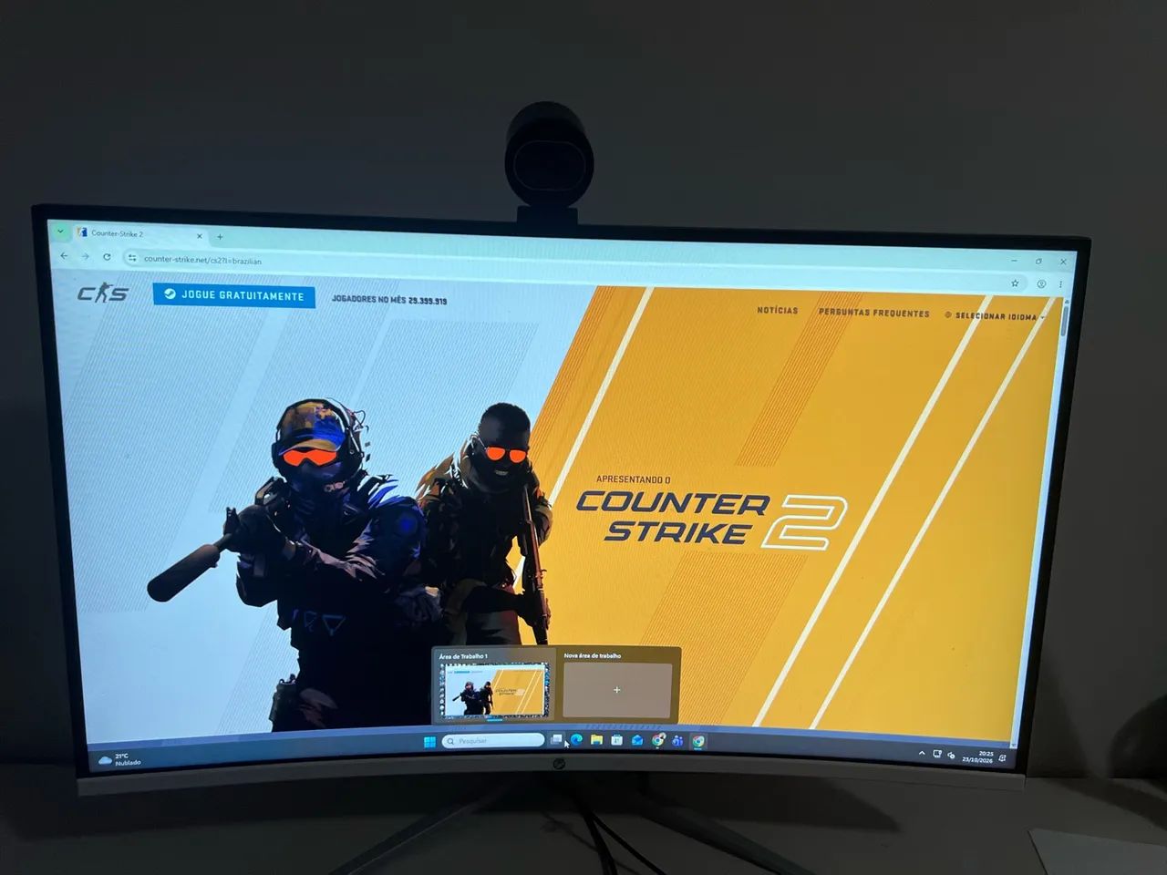 Monitor gamer curvado 27 polegadas - Foto 3