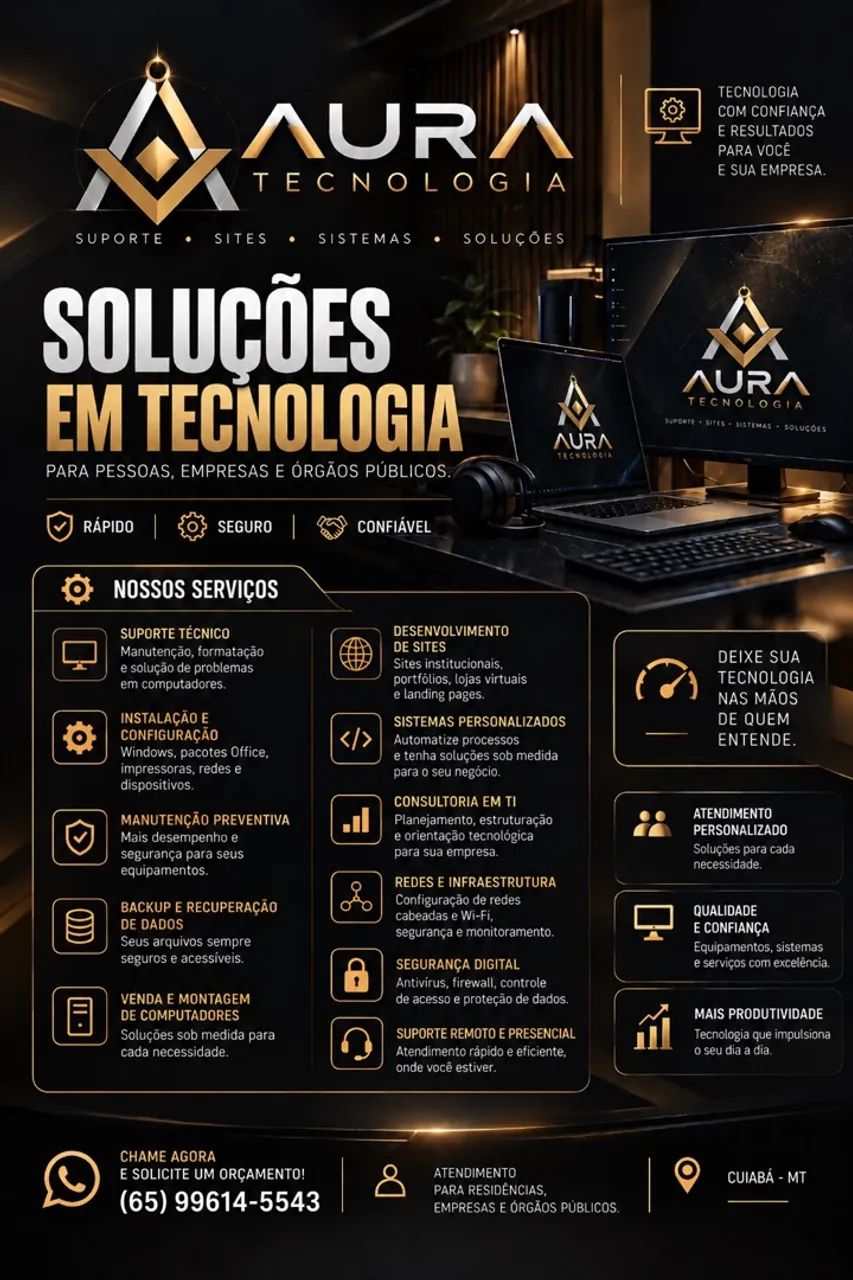? AURA TECNOLOGIA | Soluções em TI