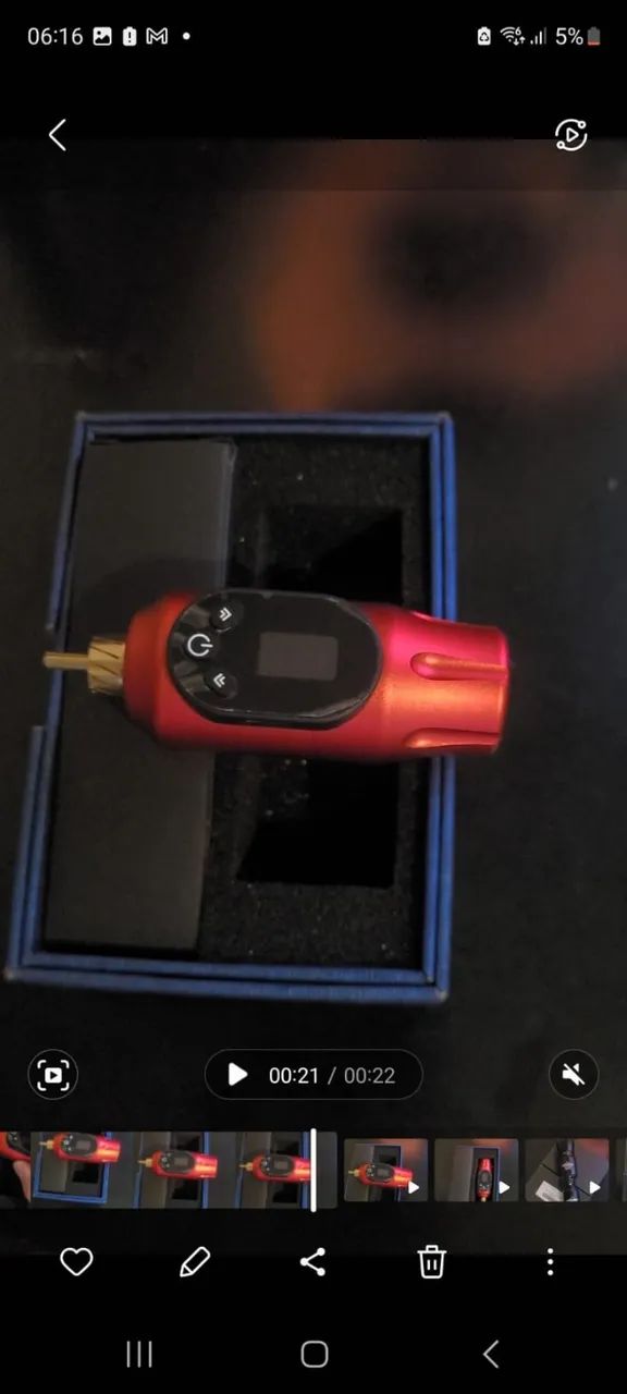 Fonte para máquina de tatuagem, sistema sem fio de 2000mAh - Foto 2