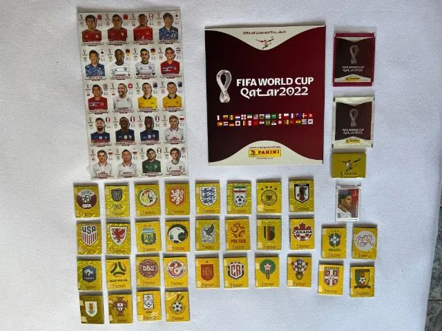 Vendo kit completo Panini Copa do Mundo Qatar 2022