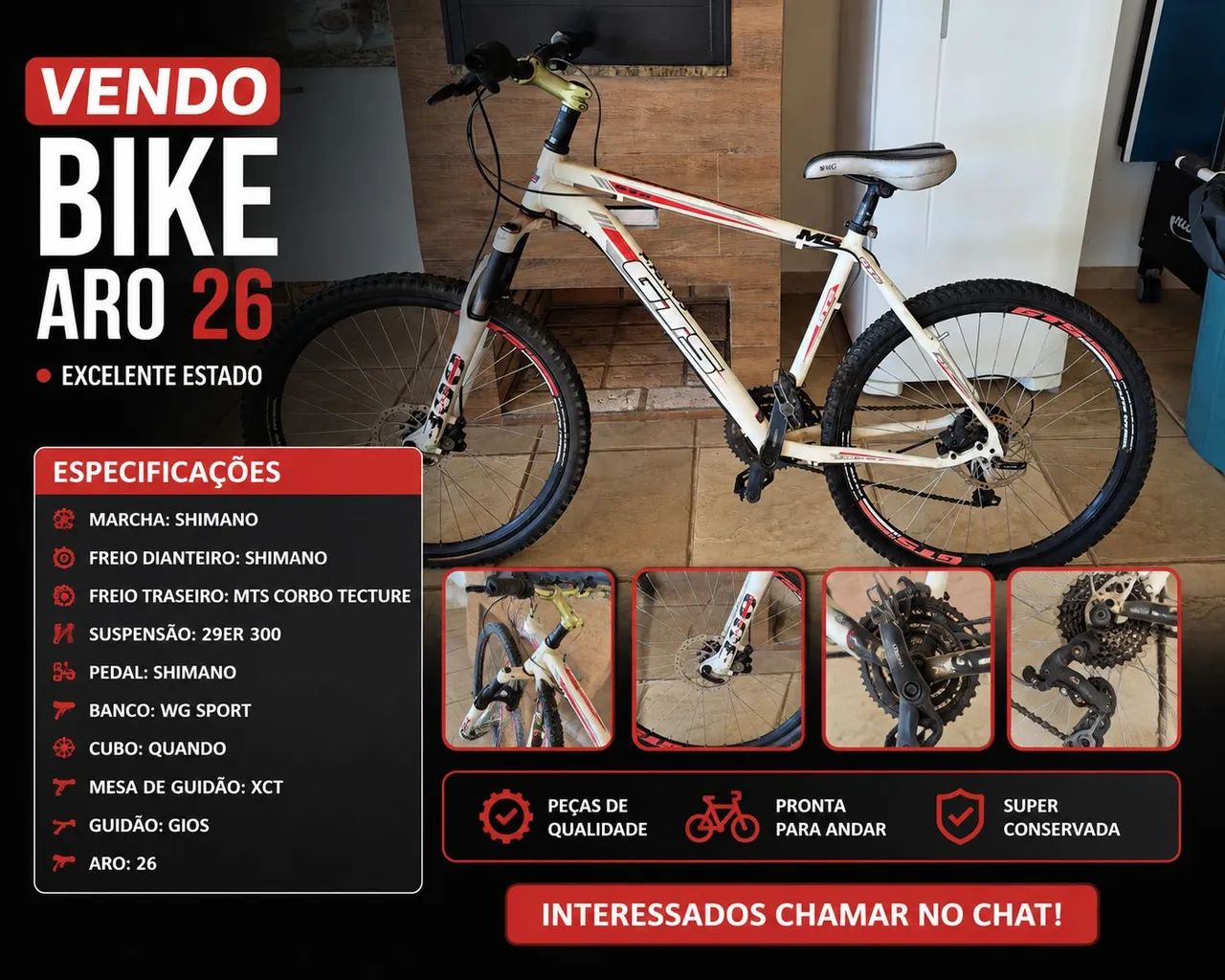 Bike gts m5 modificada 