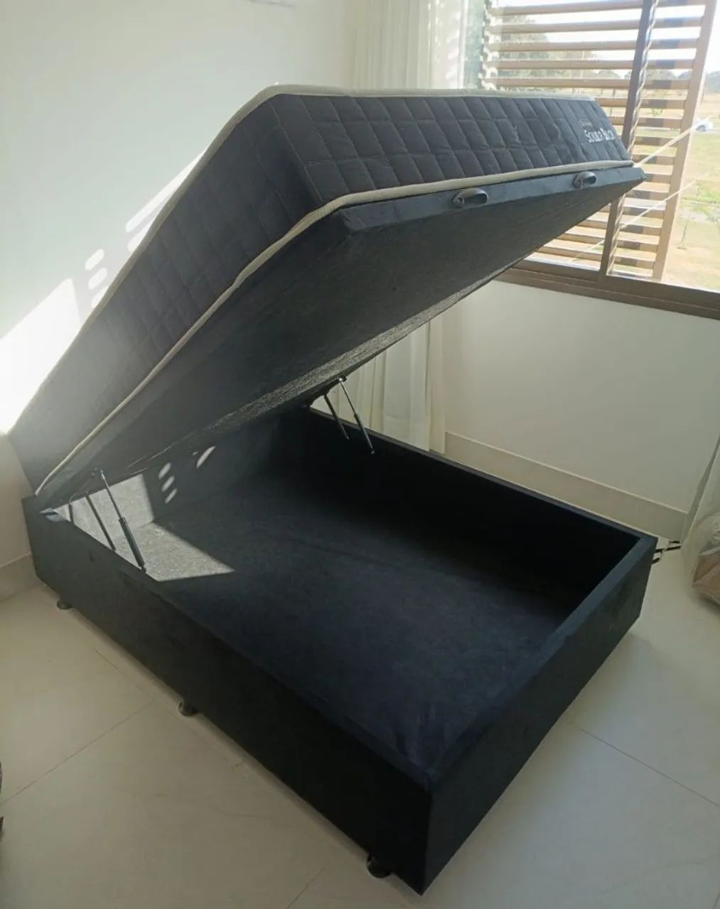 Cama box baú molas ensacadas blackkk - Foto 2