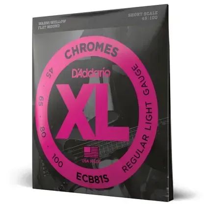 Encordoamento Baixo 4c .045 D'addario Xl Chromes Ecb81s