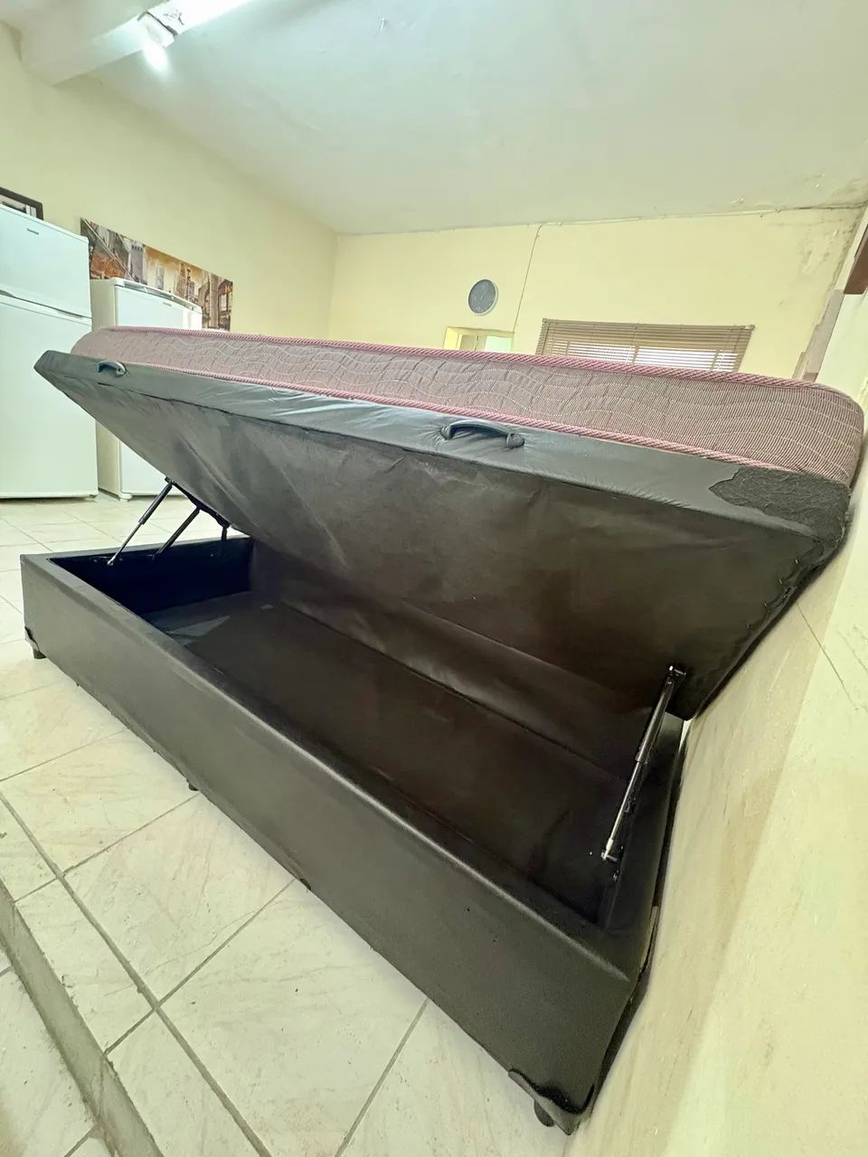 Cama box de solteiro baú , cama de solteiro  - Foto 3