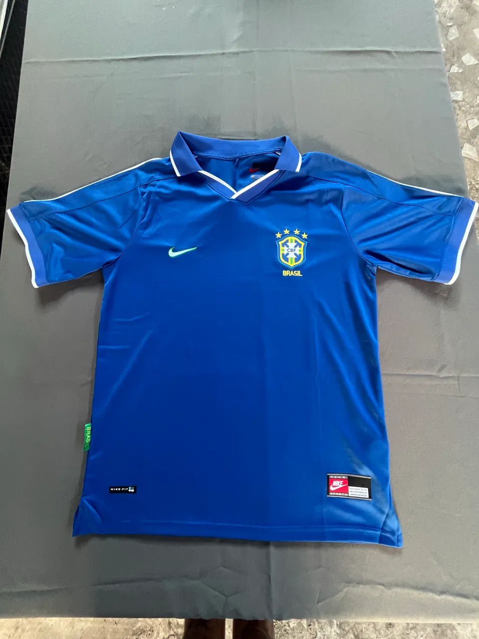 Camisa Brasil Retrô Tam: M - Foto 4