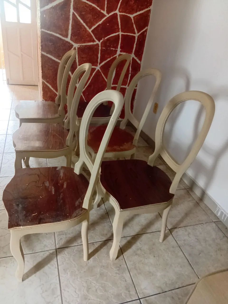 6 cadeiras medalhão  - Foto 3