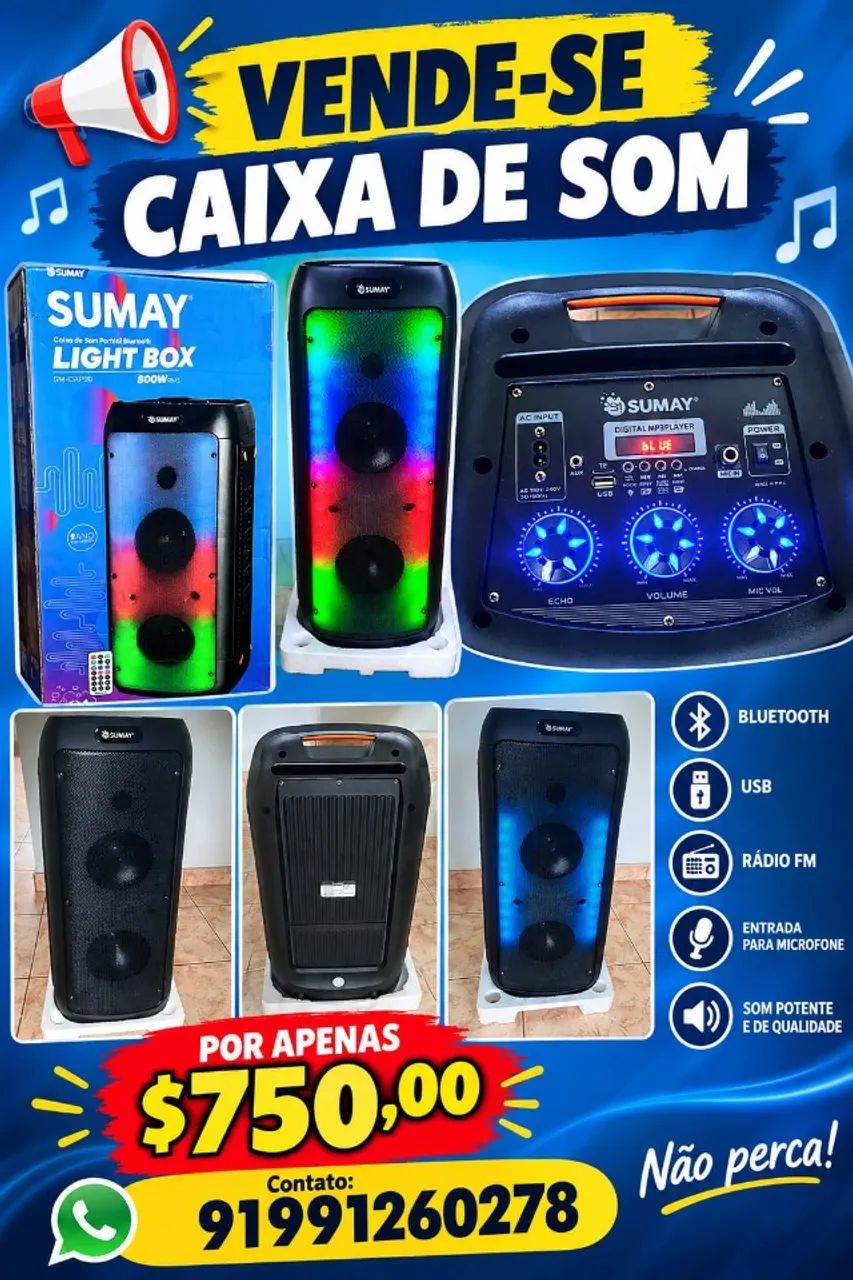 CAIXA DE SOM