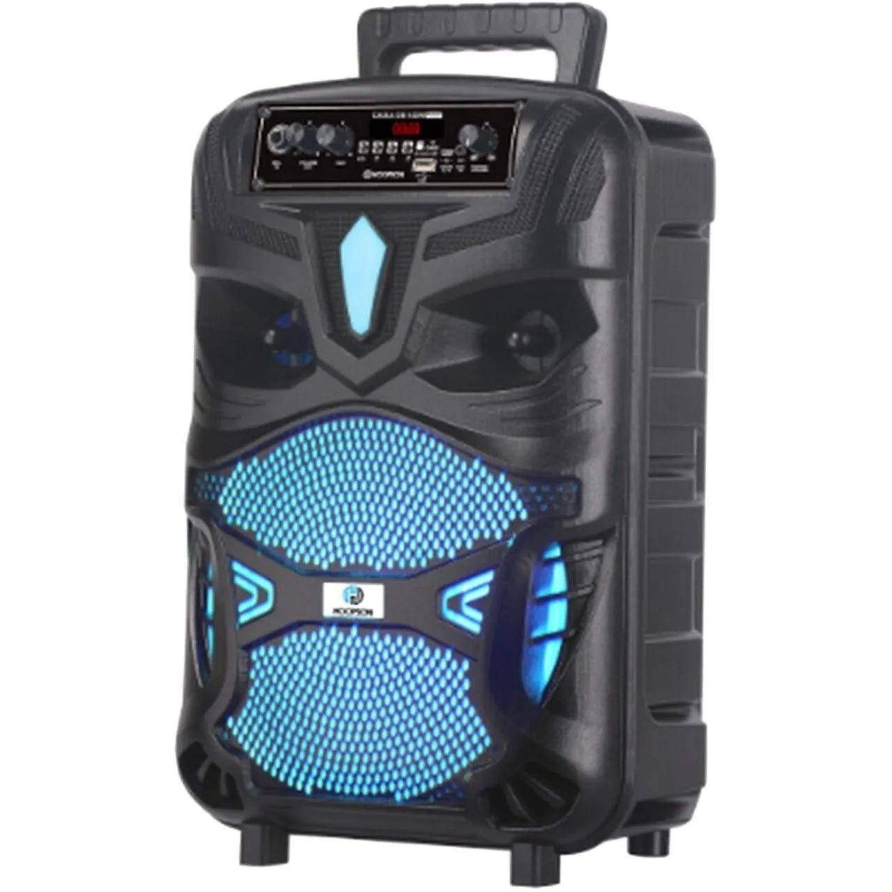 Caixa de Som Portátil Hoopson 100W Preto Bluetooth, USB, Auxiliar, Micro SD e FM - Foto 2