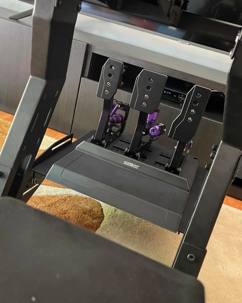 Pedais CONSPIT CPP LITE Hidráulicos Simracing PC - Foto 4