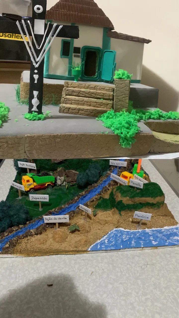 FAÇO MAQUETE ESCOLAR & TRABALHOS ESCOLARES - Foto 6