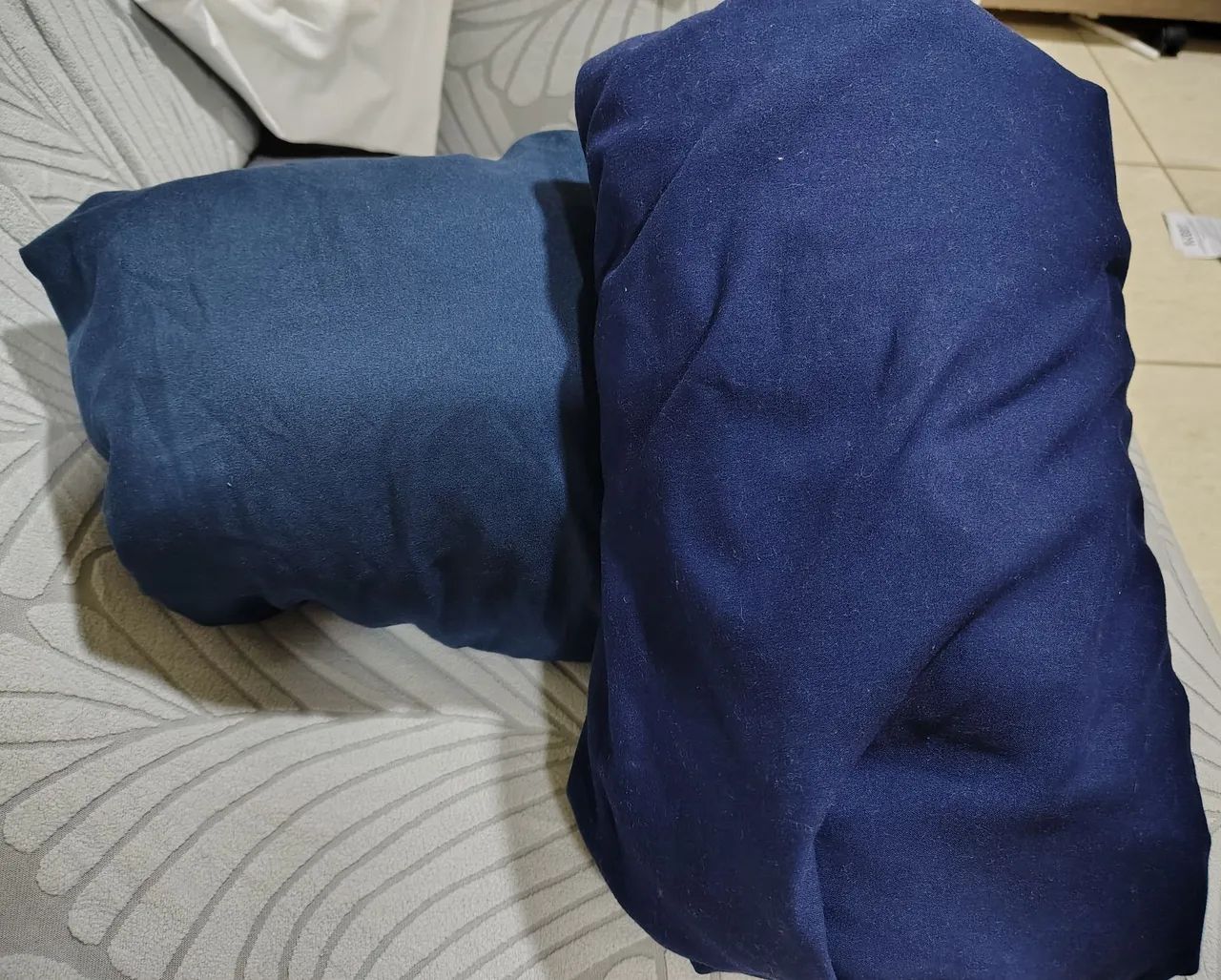 Lençol avulso sem elástico com bainha e com elástico cama Queen - Foto 2