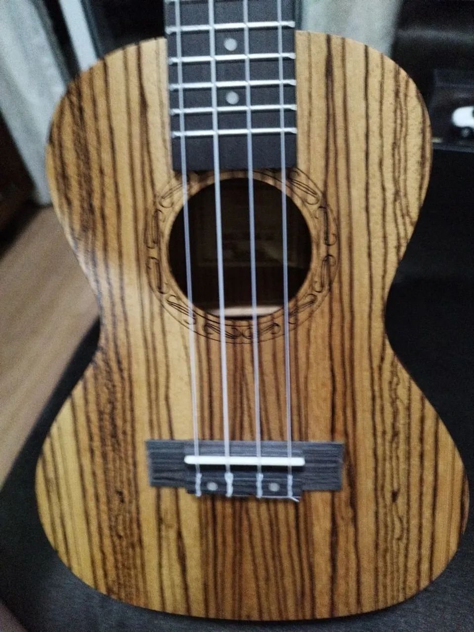 Ukulele Rainbow Zebrawood - Foto 5