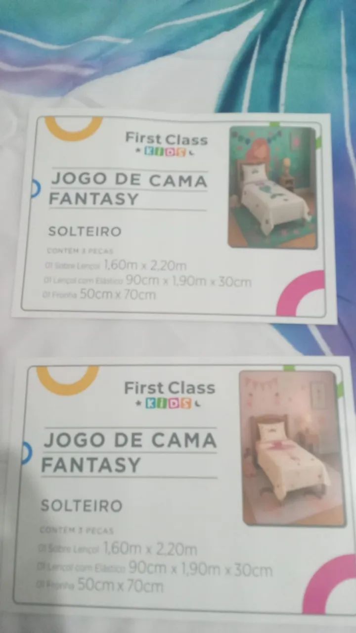 Jogo de lençol  first class kisd solteiro -Sereia e bailarina - Foto 4