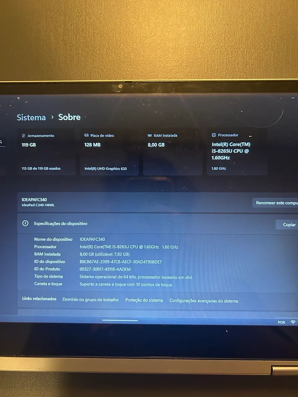 Notebook Lenovo IdeaPad C340 2 em 1 - Foto 3