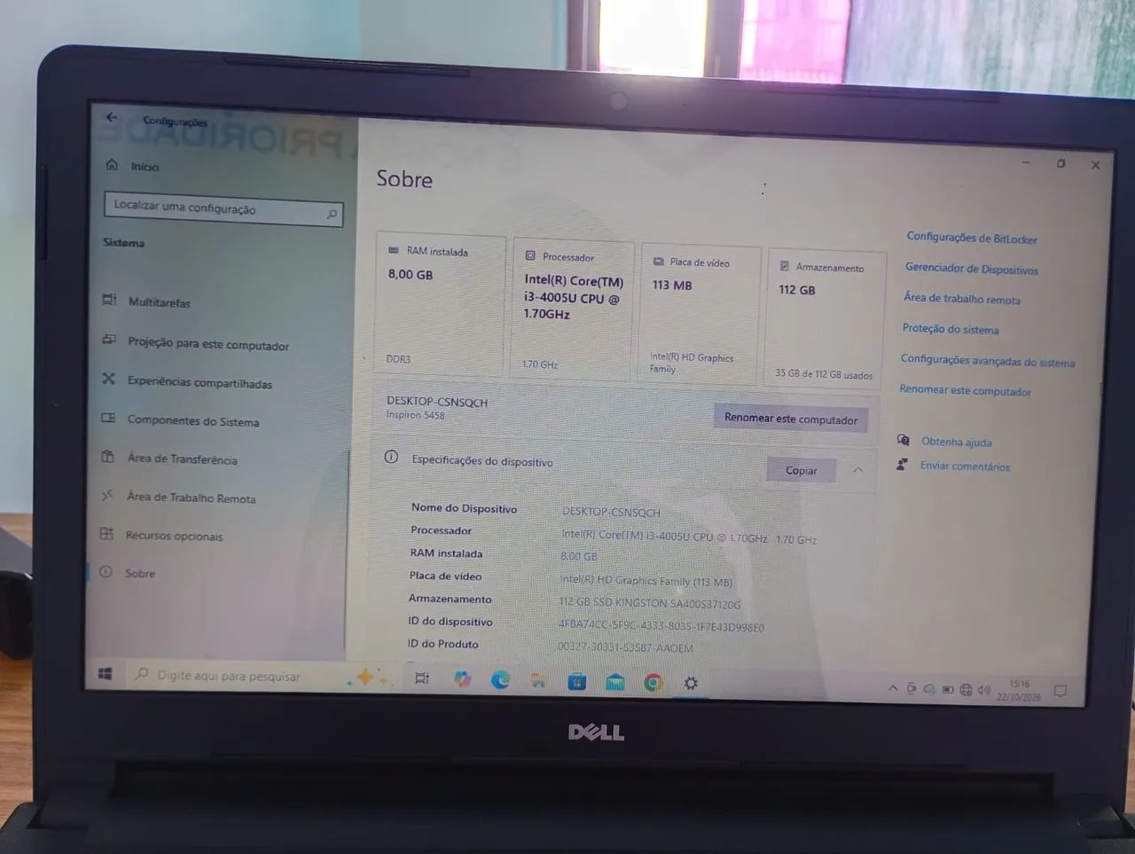 Notebook dell - Foto 4