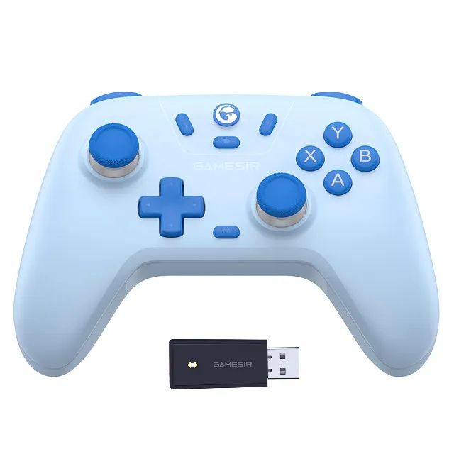 Controle Sem Fio Bluetooth Gamesir T4 Nova Lite, Azul, para PC, Notebook, Android e Switch