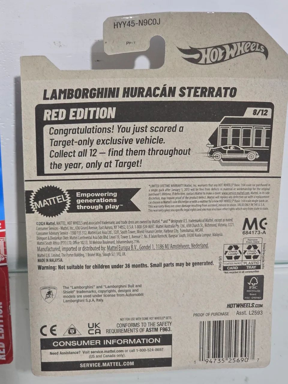 Hot Wheels Red Edition Target Exclusive  - Foto 2