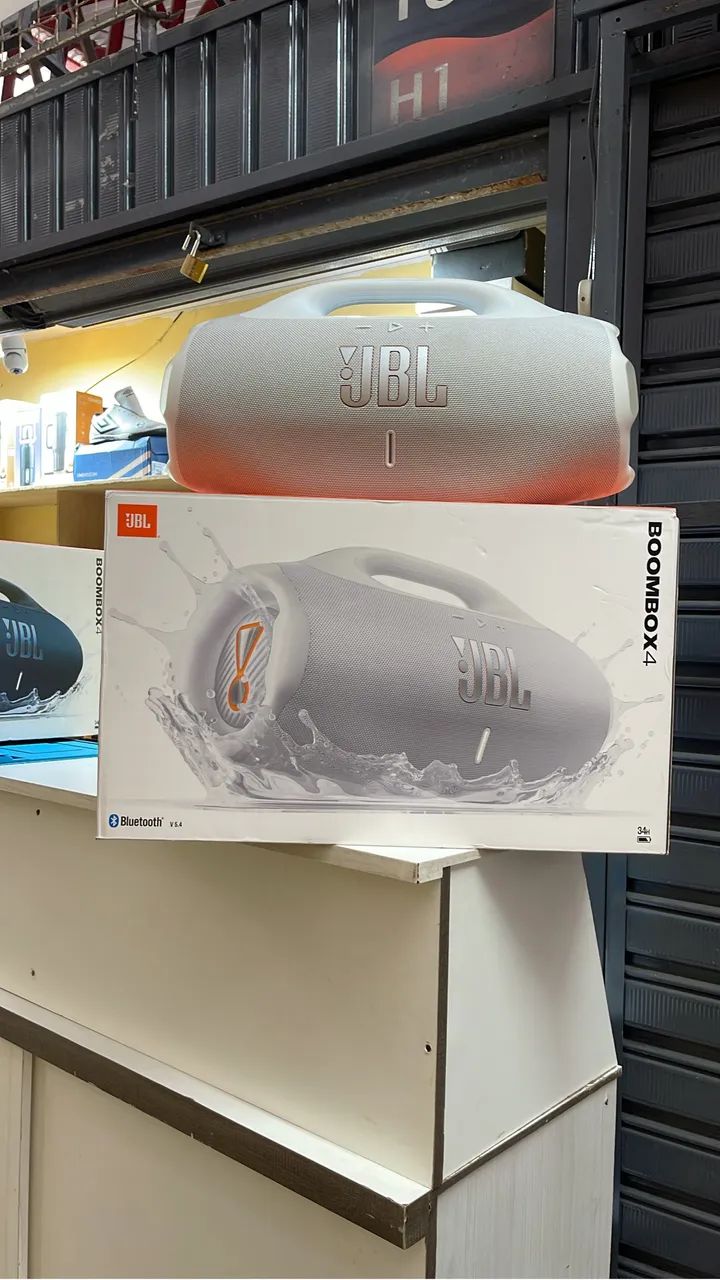 Jbl Bom Box 4 Branca - Foto 4
