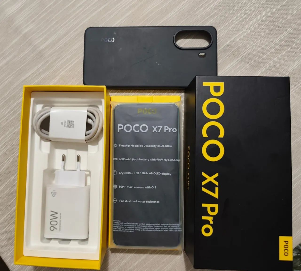 Poco X7 Pro Black- 8+8/256 - Completo  - Foto 2