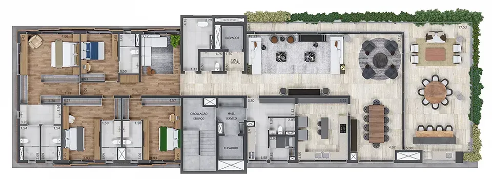 PLANTA 420m²