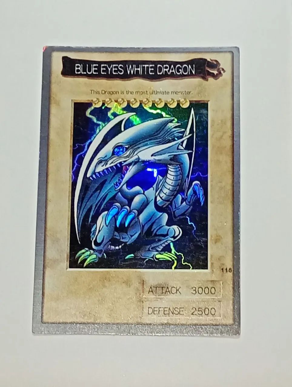 Blue-eyes white Dragon Bandai em inglês TCG YUGIOH - Foto 4