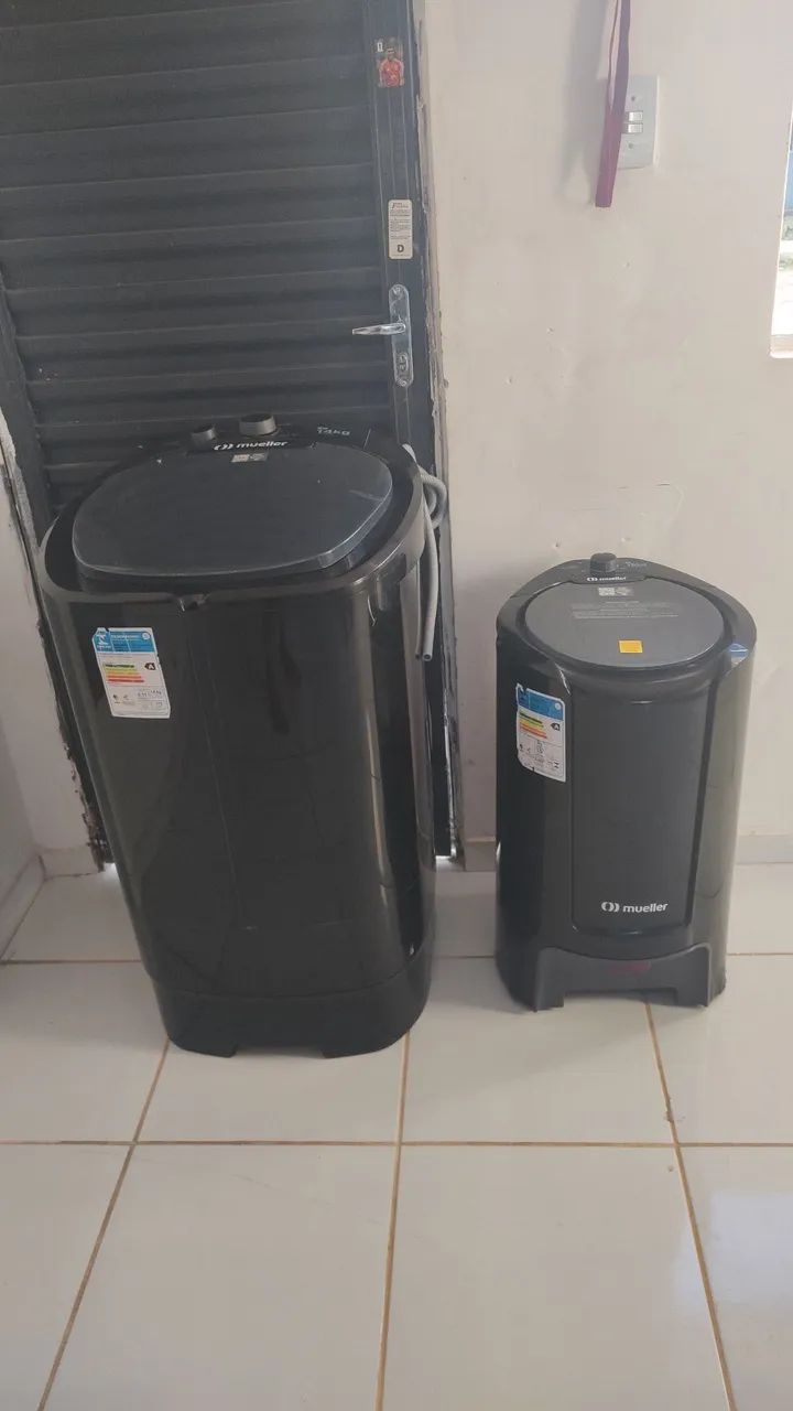 Máquina e centrífuga 