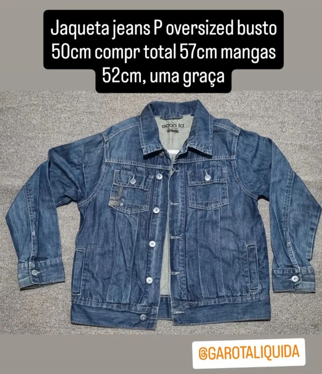 Jaqueta oversized P jeans
