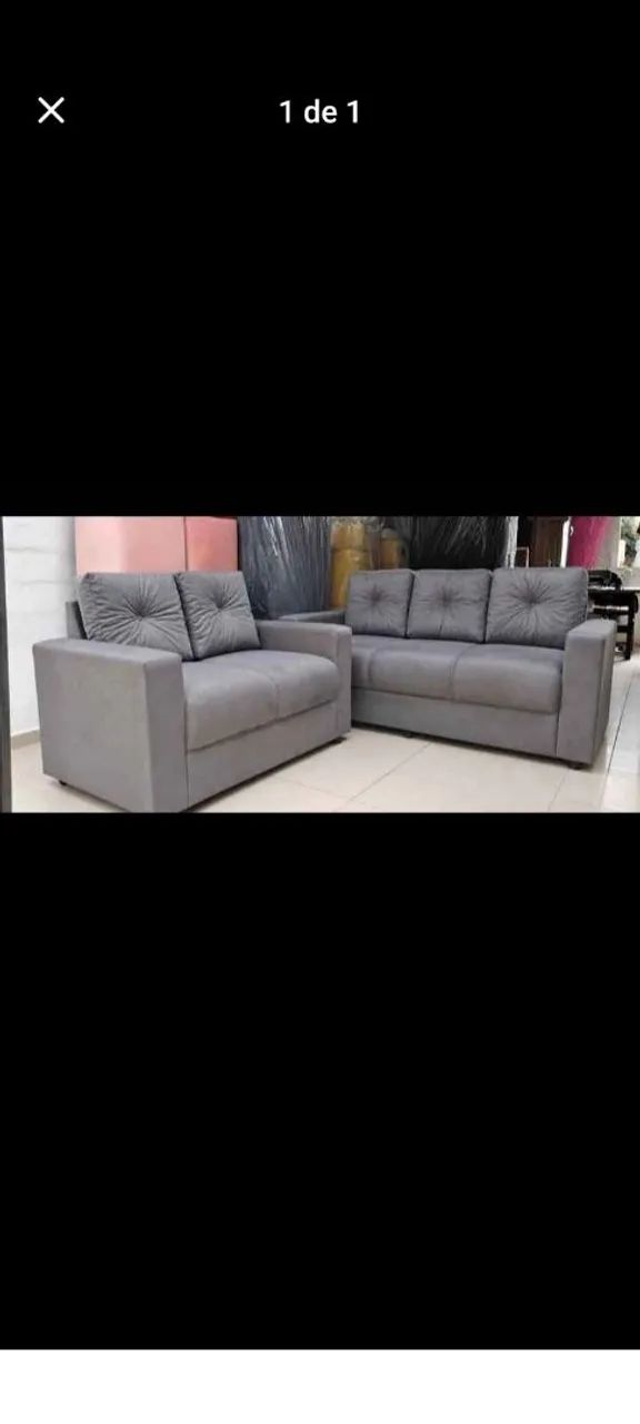 Vendo um conjunto de sofá 3 e 4 lugares 