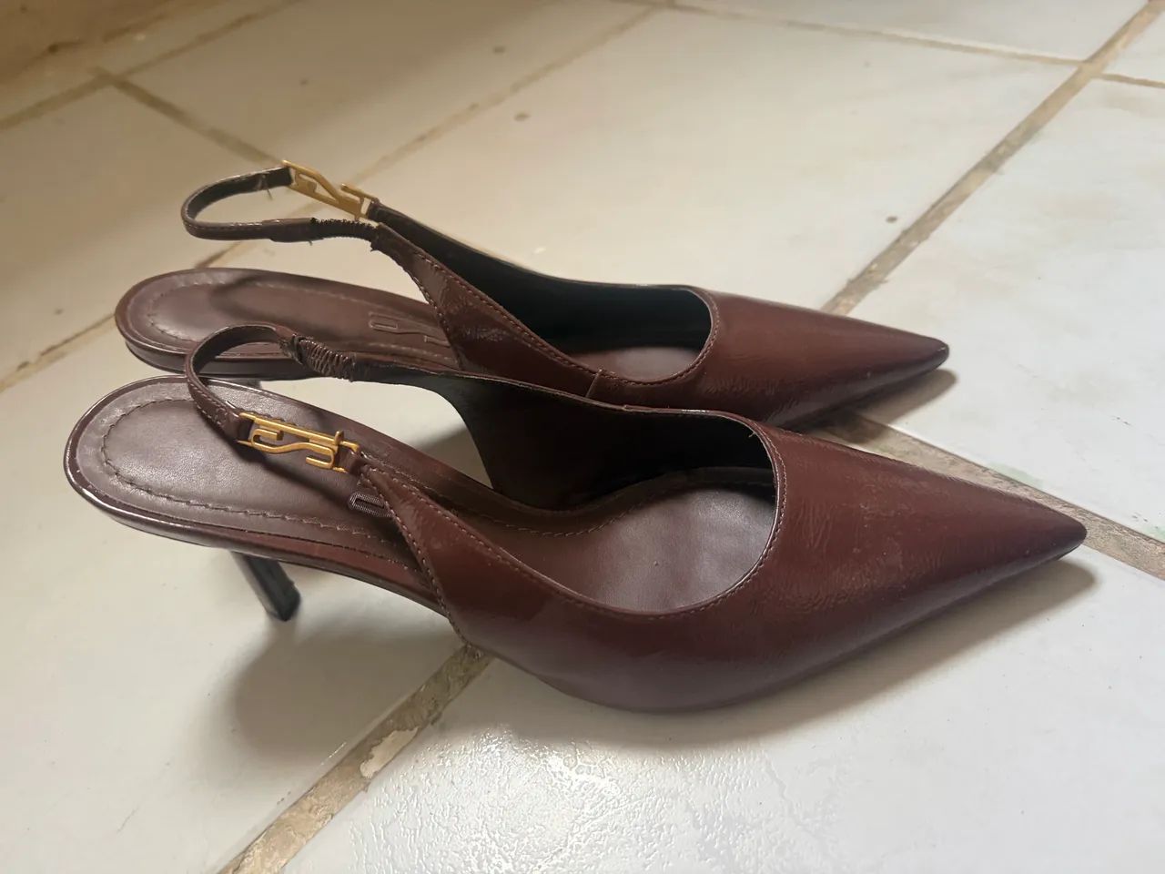 Scarpin bordô  - Foto 2