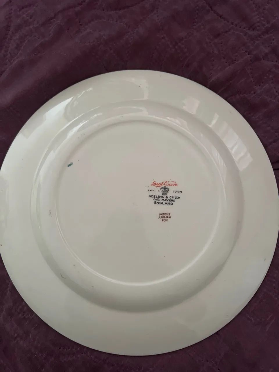 Conjunto de seis pratos antigos de +90anos - Foto 2
