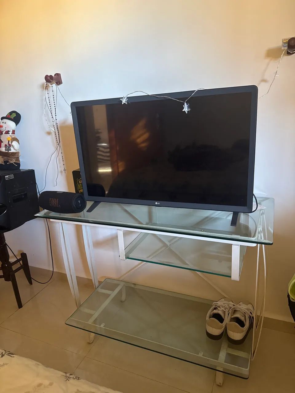 Escrivaninha quarto base de vidro - Foto 2