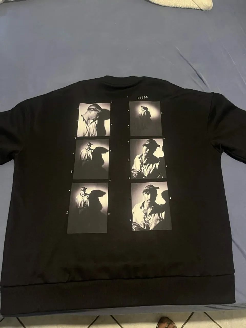 Moletom preto 2PAC (zara) - Foto 2