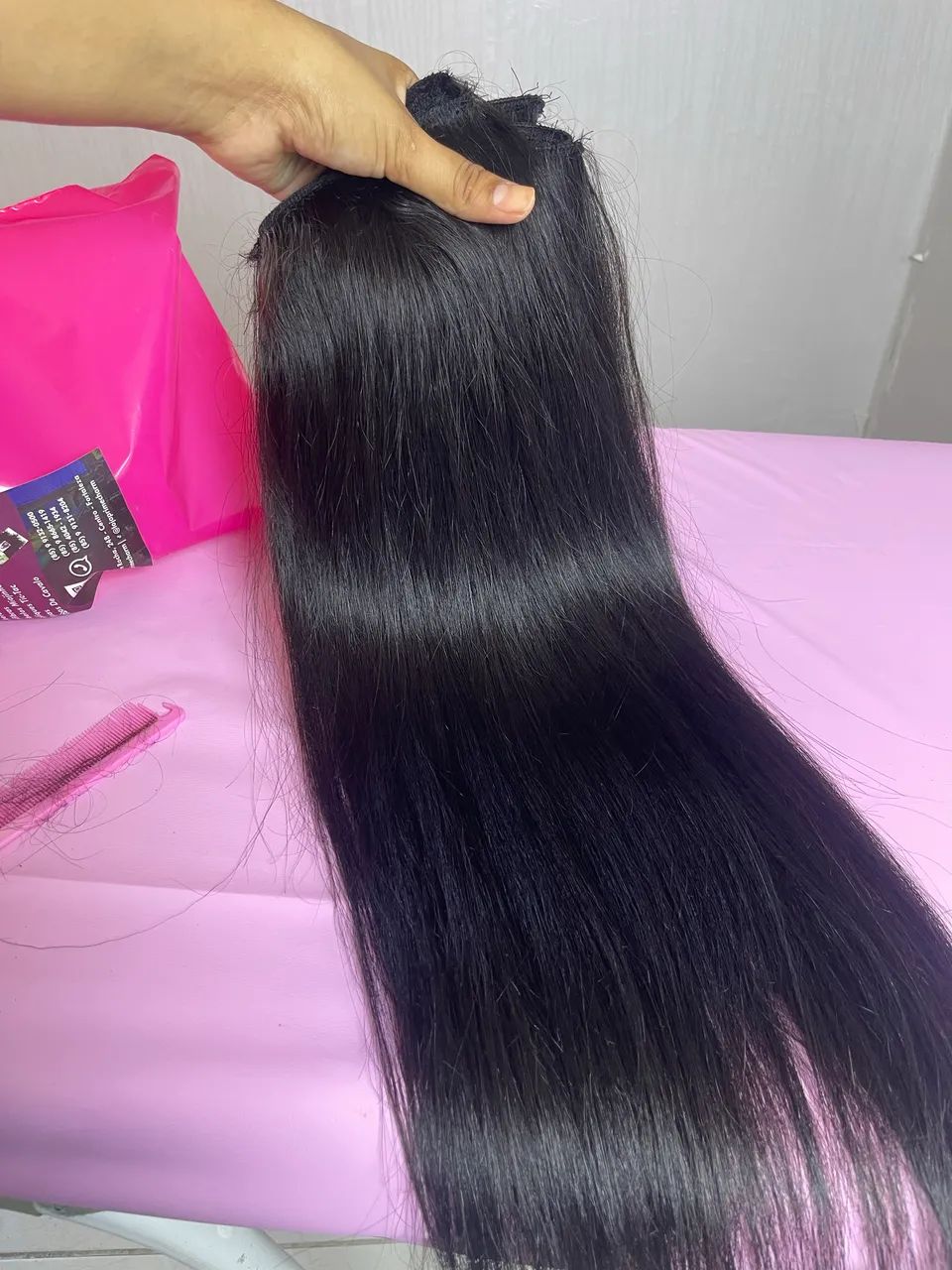 Cabelo humano 60 cm 200  gramas - Foto 2