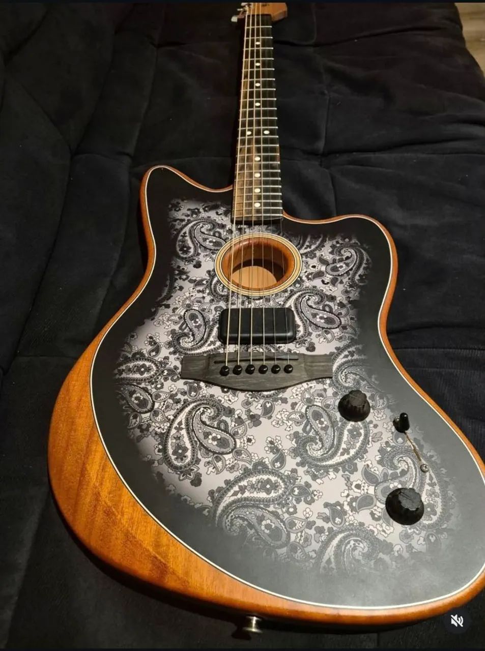 Violão guitarra fender acoustasonic Jazzmaster Edição Limitada  - Foto 3
