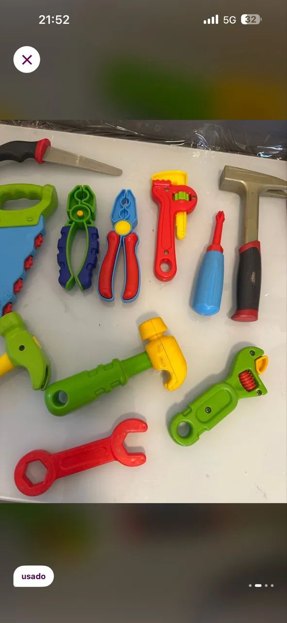 Kit ferramentas infantil 