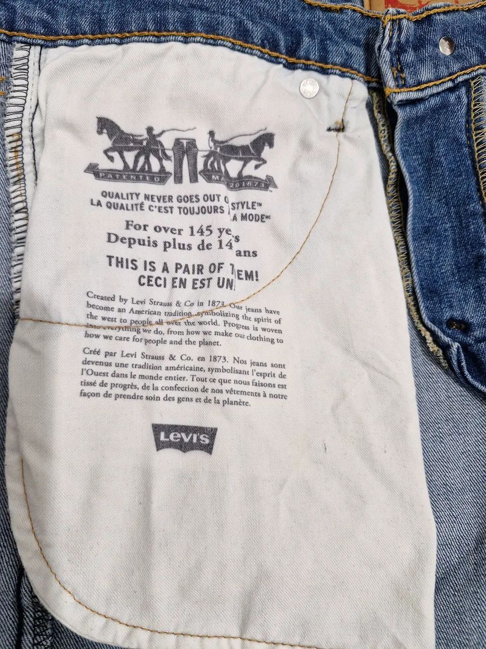 Calça masculina Levis  - Foto 5