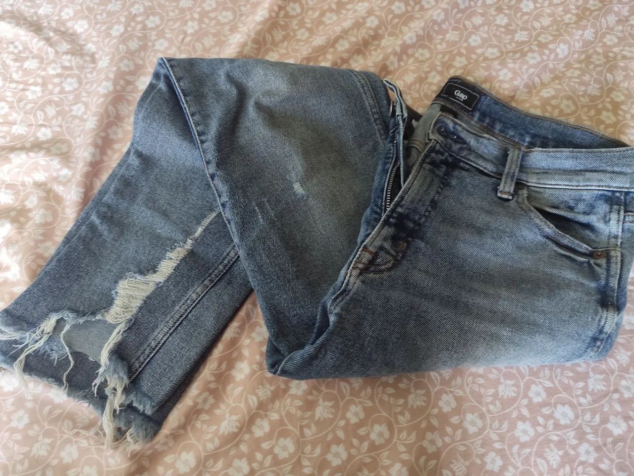 Calça jeans GAP importada 38/40 c/ pouca  Lycra  - Foto 2