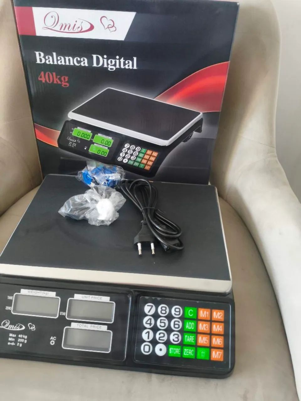 Balança com display e bateria interna  - Foto 2