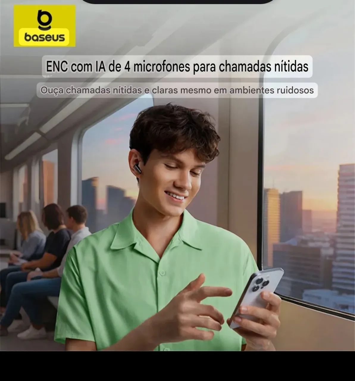 Fone Baseus Ep10nc  - Foto 4