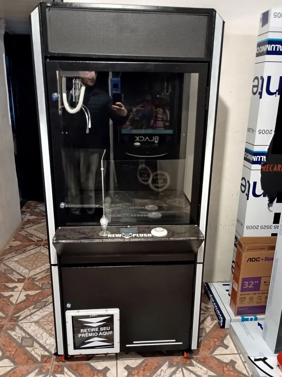 Máquina de pelúcias (Grua)