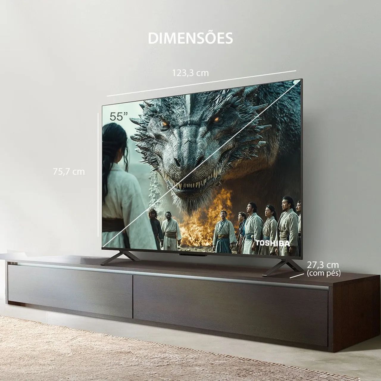 Televisão 55k  - Foto 3