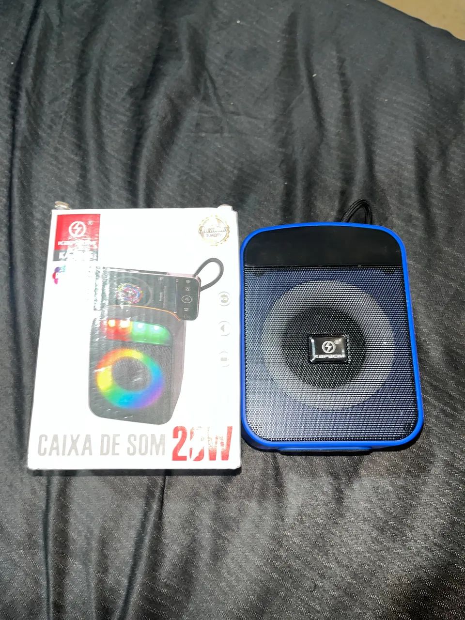 Caixa de Som 20W RGB Bluetooth LED